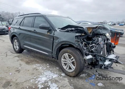 2022 Ford Explorer Xlt z USA, uszkodzony, nr VIN 1FMSK7DH7NGC40426